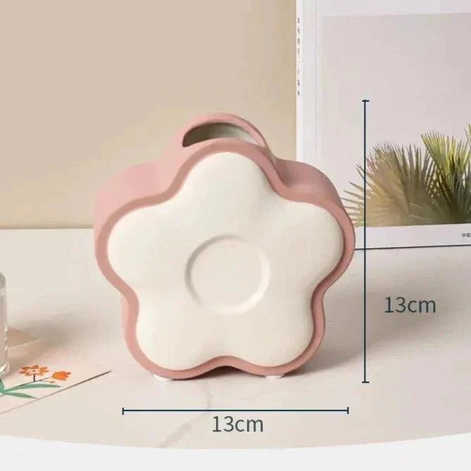 pastel-coloured-flower-shape-ceramic-vase-964821 Pastel Coloured Flower Shape Ceramic Vase 964821