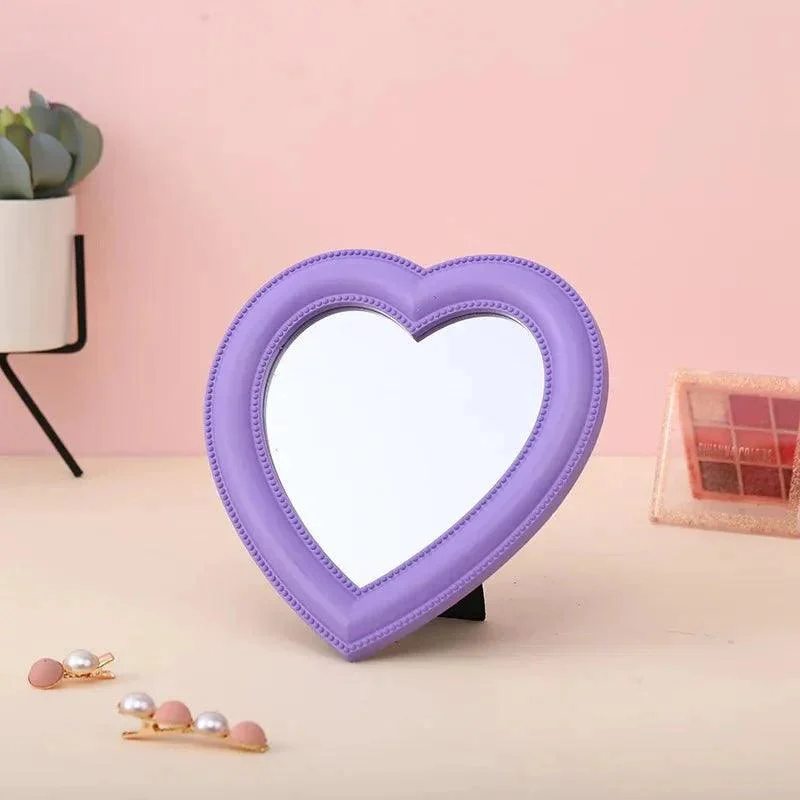 pastel-heart-shape-cosmetic-mirror-605106 Pastel Heart Shape Cosmetic Mirror 605106
