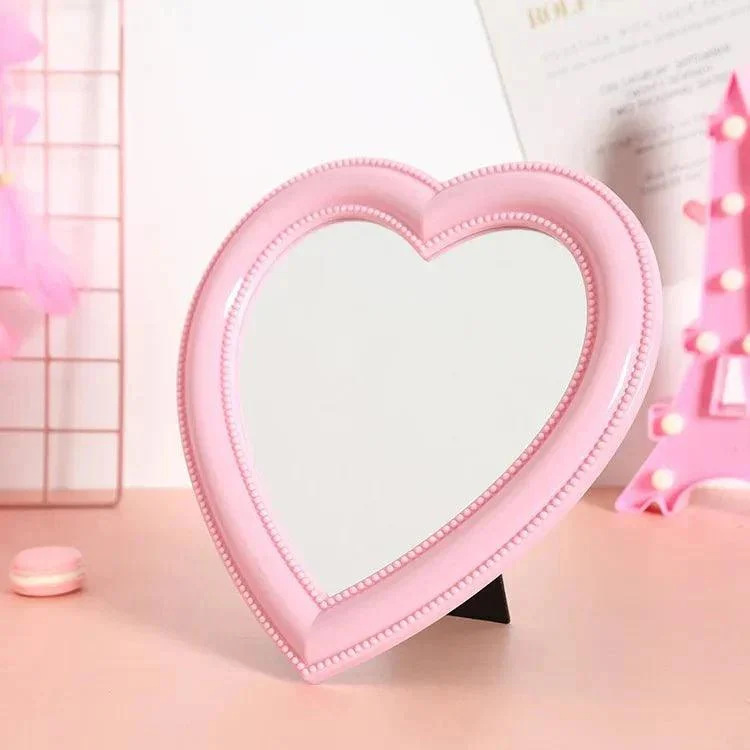 pastel-heart-shape-cosmetic-mirror-957938 Pastel Heart Shape Cosmetic Mirror 957938