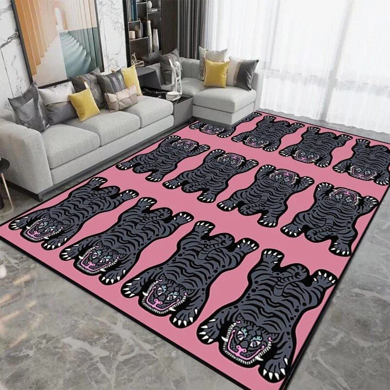 patterned-tiger-design-living-room-carpet-145039 Patterned Tiger Design Living Room Carpet 145039
