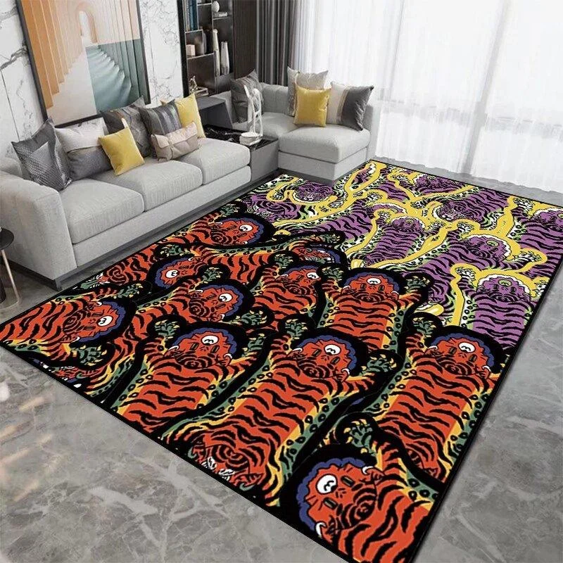 patterned-tiger-design-living-room-carpet-808809 Patterned Tiger Design Living Room Carpet 808809