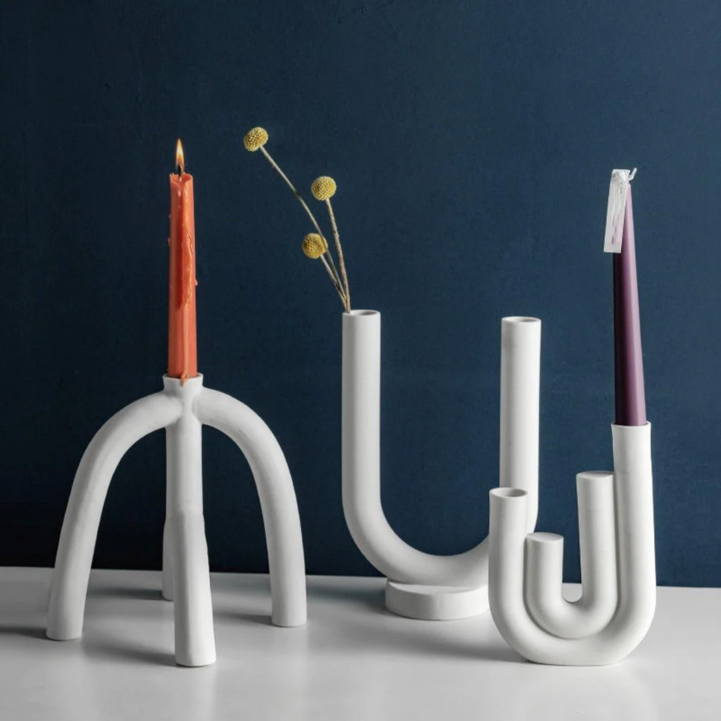Pillar Taper Candle Holderscandle Holderliving Simply House 440730