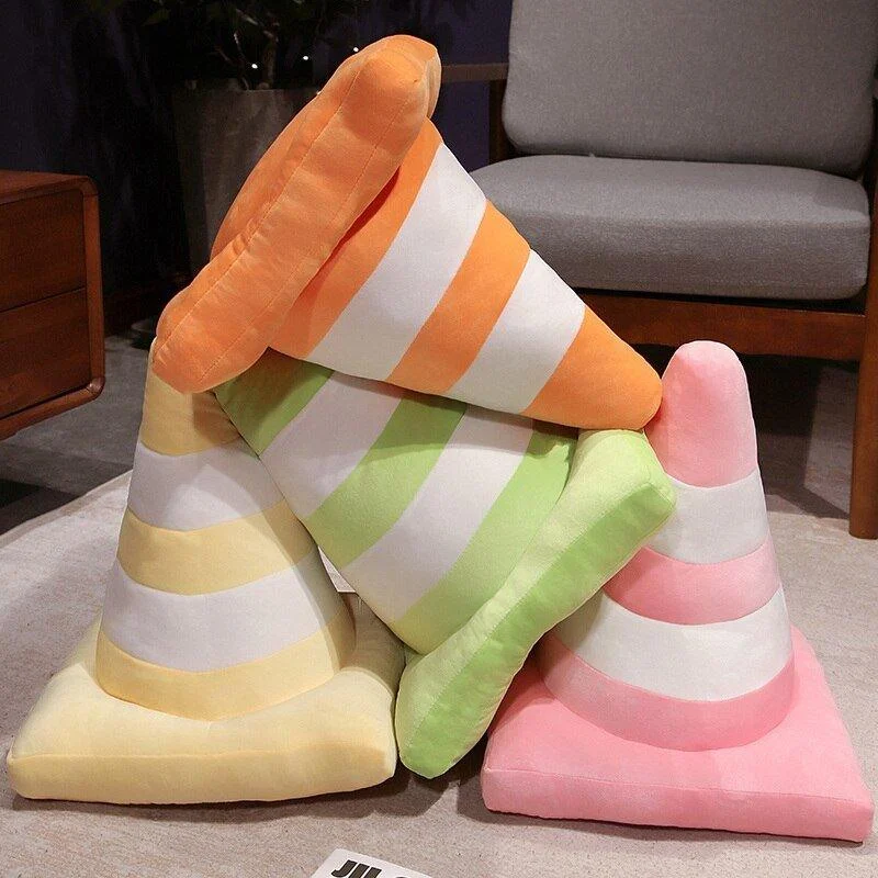 Plush Traffic Cone Cosy Cushion 382187