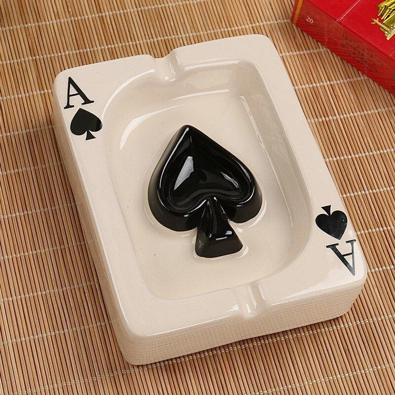 poker-red-heart-ceramic-ashtray-140420 Poker Red Heart Ceramic Ashtray 140420