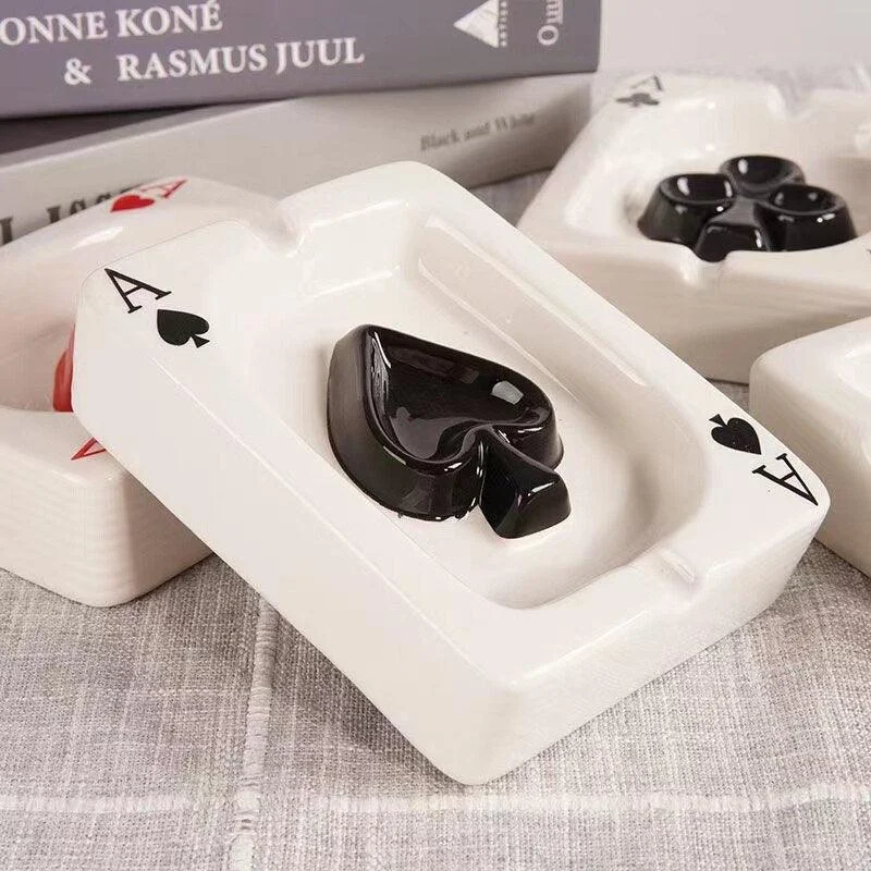 poker-red-heart-ceramic-ashtray-600052 Poker Red Heart Ceramic Ashtray 600052
