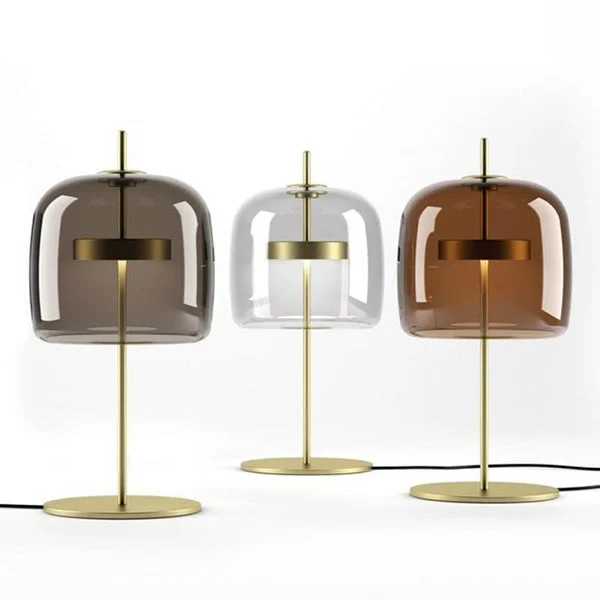Stylish Mushroom Glass Table Lamp