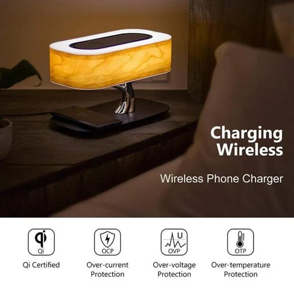 Elegant Light of Tree All-in-One LED Lamp & Wireless Phone Charger