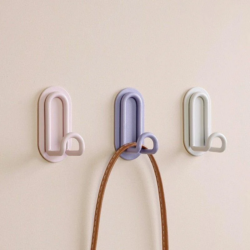 punch-free-metal-adhesive-hanging-storage-hook-435762 Punch Free Metal Adhesive Hanging Storage Hook 435762