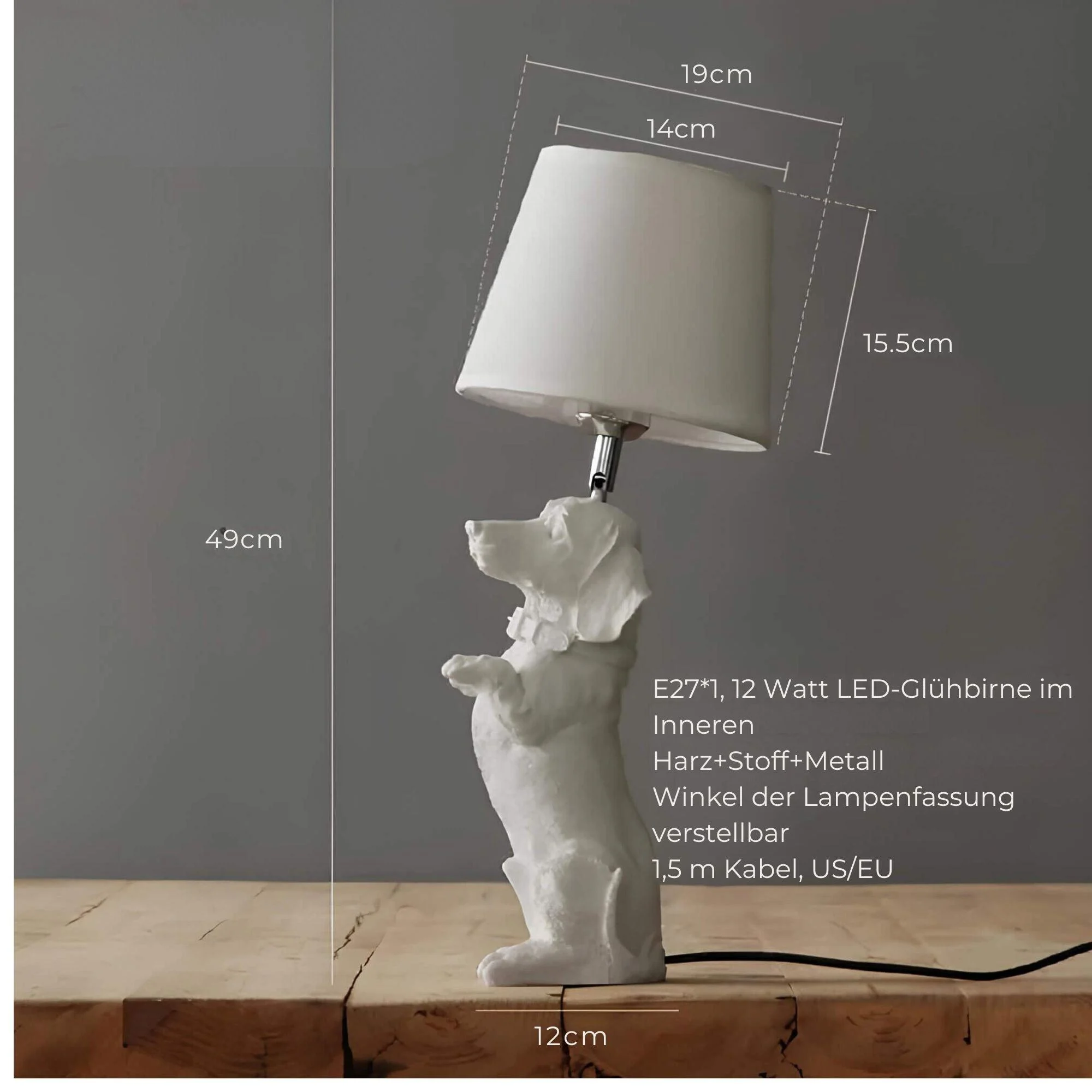 pupart-puppy-art-deco-tischlampe-schwarz-weiss-dekorative-leuchte-modern-xlumina2 Pupart Puppy Art Deco Tischlampe Schwarz Weiss Dekorative Leuchte Modern Xlumina2