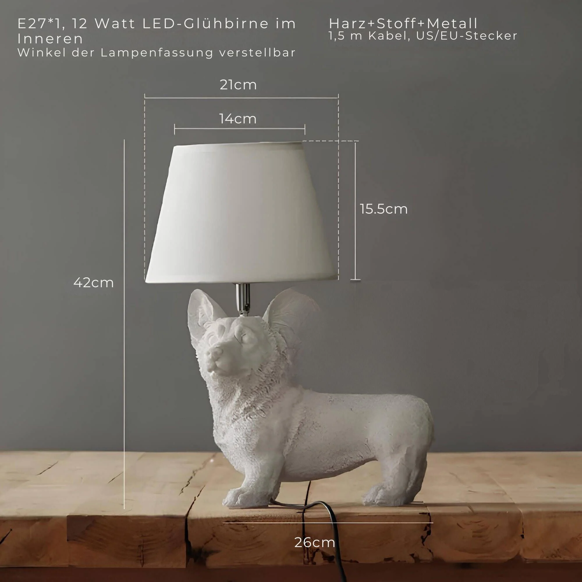 pupart-puppy-art-deco-tischlampe-schwarz-weiss-dekorative-leuchte-modern-xlumina4 Pupart Puppy Art Deco Tischlampe Schwarz Weiss Dekorative Leuchte Modern Xlumina4