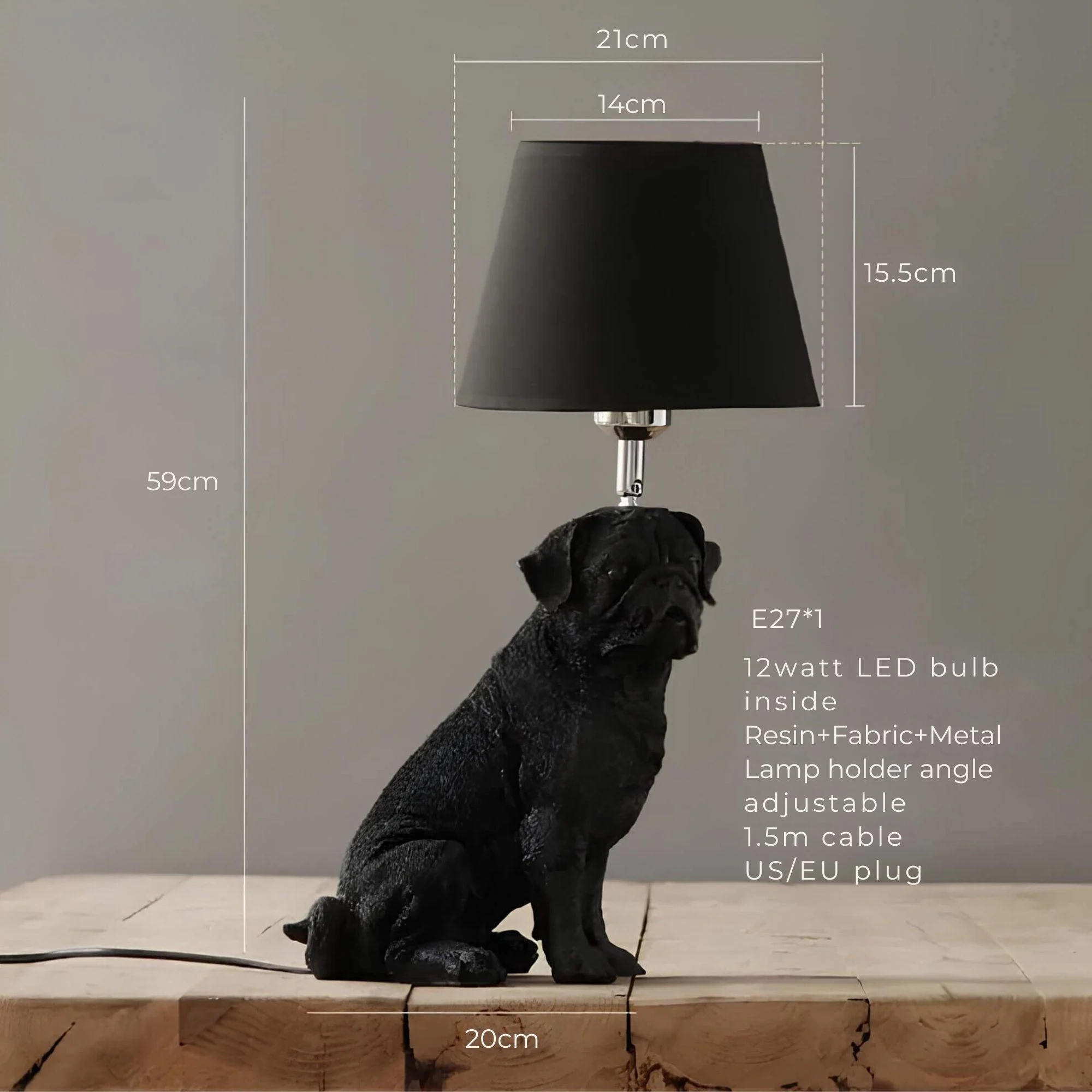 pupart-puppy-art-deco-tischlampe-schwarz-weiss-dekorative-leuchte-modern-xlumina6 Pupart Puppy Art Deco Tischlampe Schwarz Weiss Dekorative Leuchte Modern Xlumina6