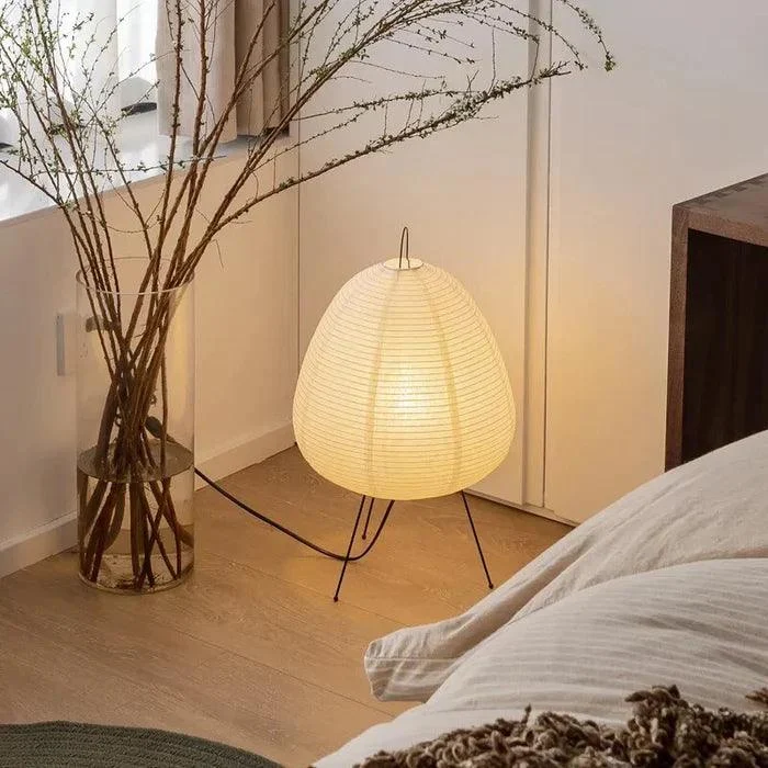 Qseqjapanse Rijstpapier Lantaarn Led Tafellamp Woonkamer Slaapkamer Bed Studie Hotel Homestay Art Creatieve Decor Statief Vloerlamp 700x B9132f73 6174 461a 94ea 194a57c61d11