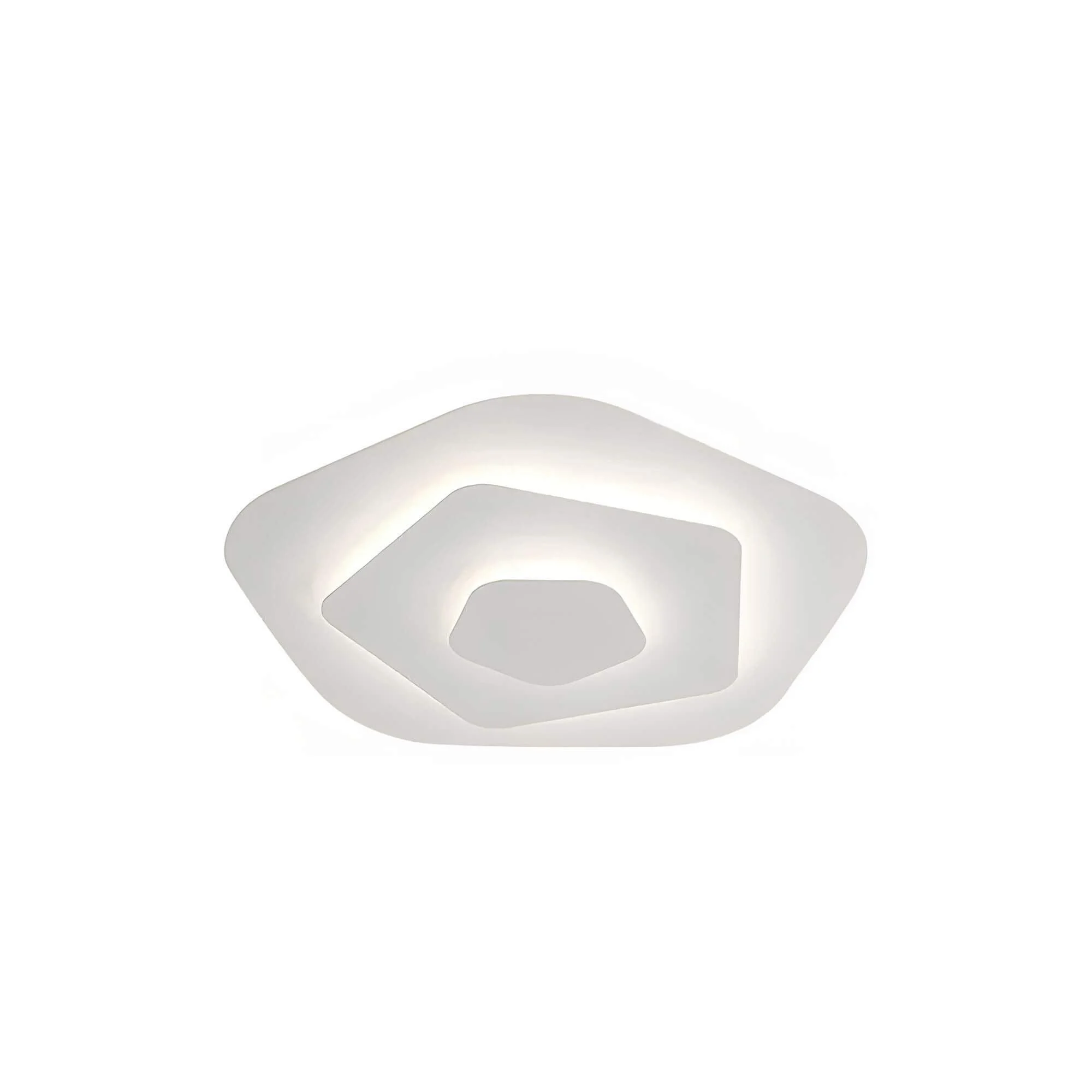 Quinn Modern Nordisch Rund Led Deckenleuchte Weiss Wohn Schlafzimmer Acryl Metall Xlumina