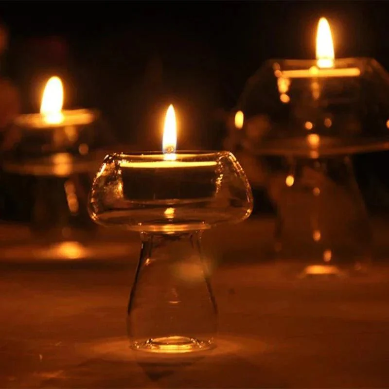 quirky-glass-mushroom-shape-candle-holder-366177 Quirky Glass Mushroom Shape Candle Holder 366177