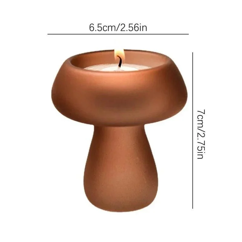 quirky-glass-mushroom-shape-candle-holder-486797 Quirky Glass Mushroom Shape Candle Holder 486797