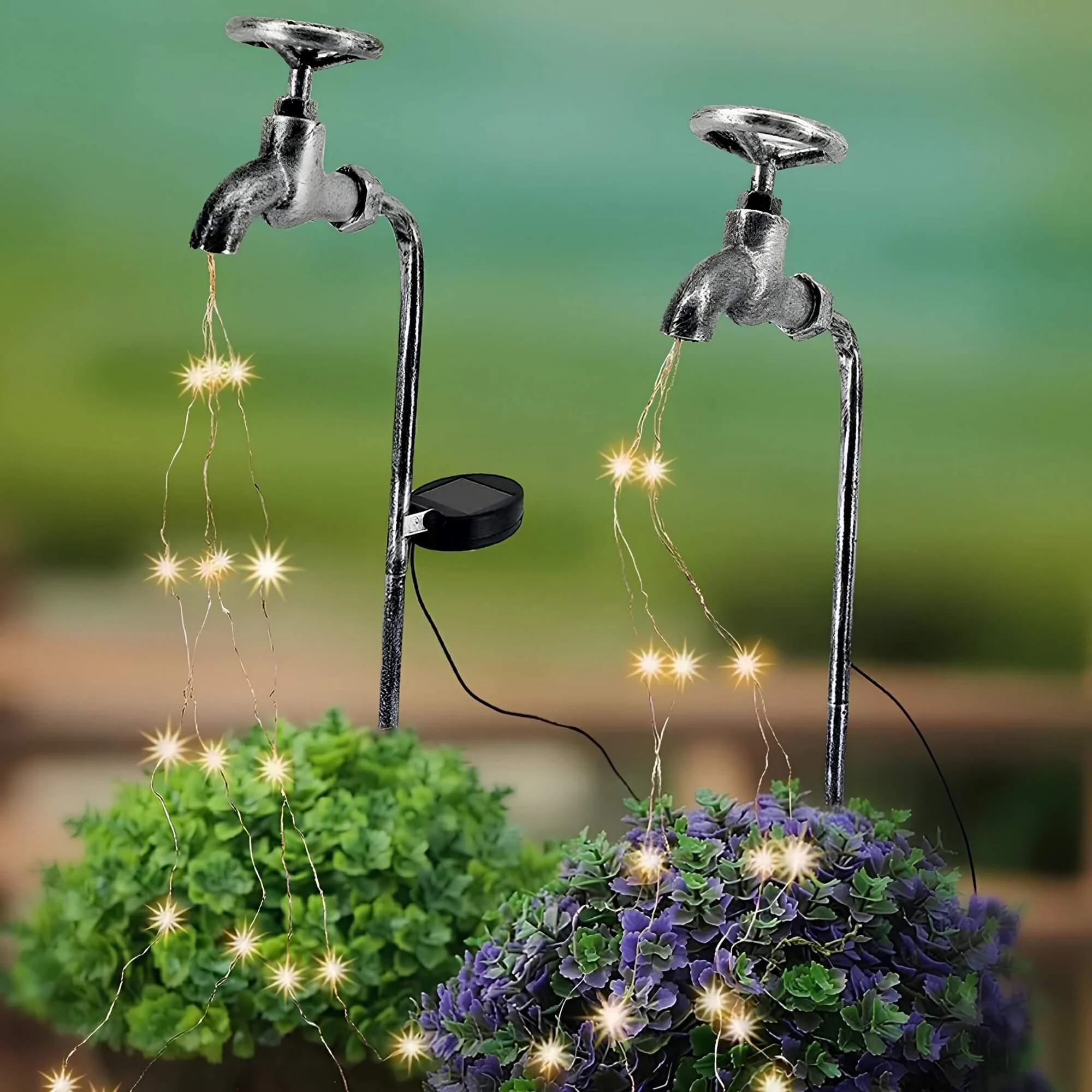 radianttap-solarstrom-bewasserung-wasserhahn-lichter-led-gartenbeleuchtung-automatisch-schwarz-xlumina4 Radianttap Solarstrom Bewasserung Wasserhahn Lichter Led Gartenbeleuchtung Automatisch Schwarz Xlumina4