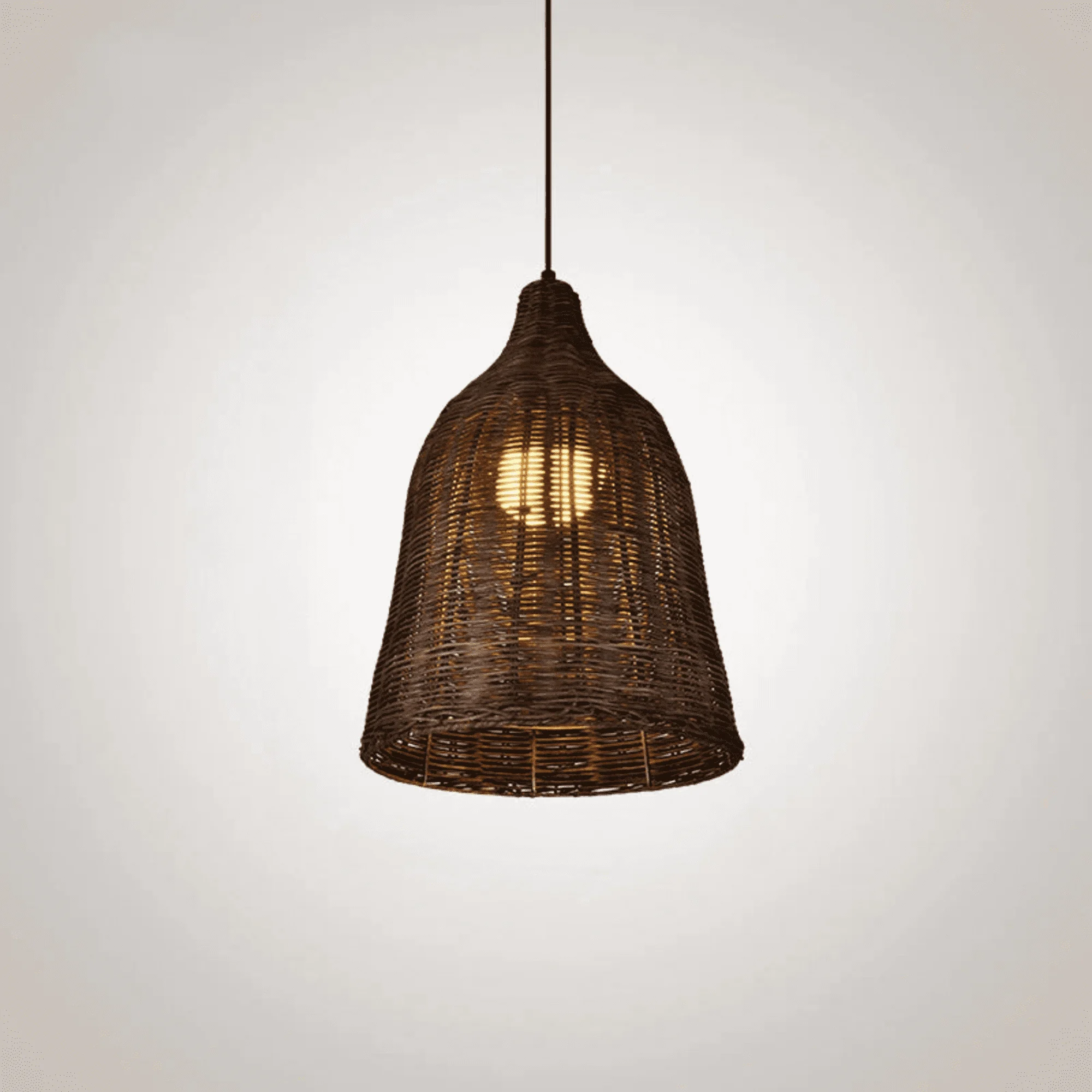 Rattan Bambus Deckenlampen Kueche Modern Esszimmer Beleuchtung Xluminia 13