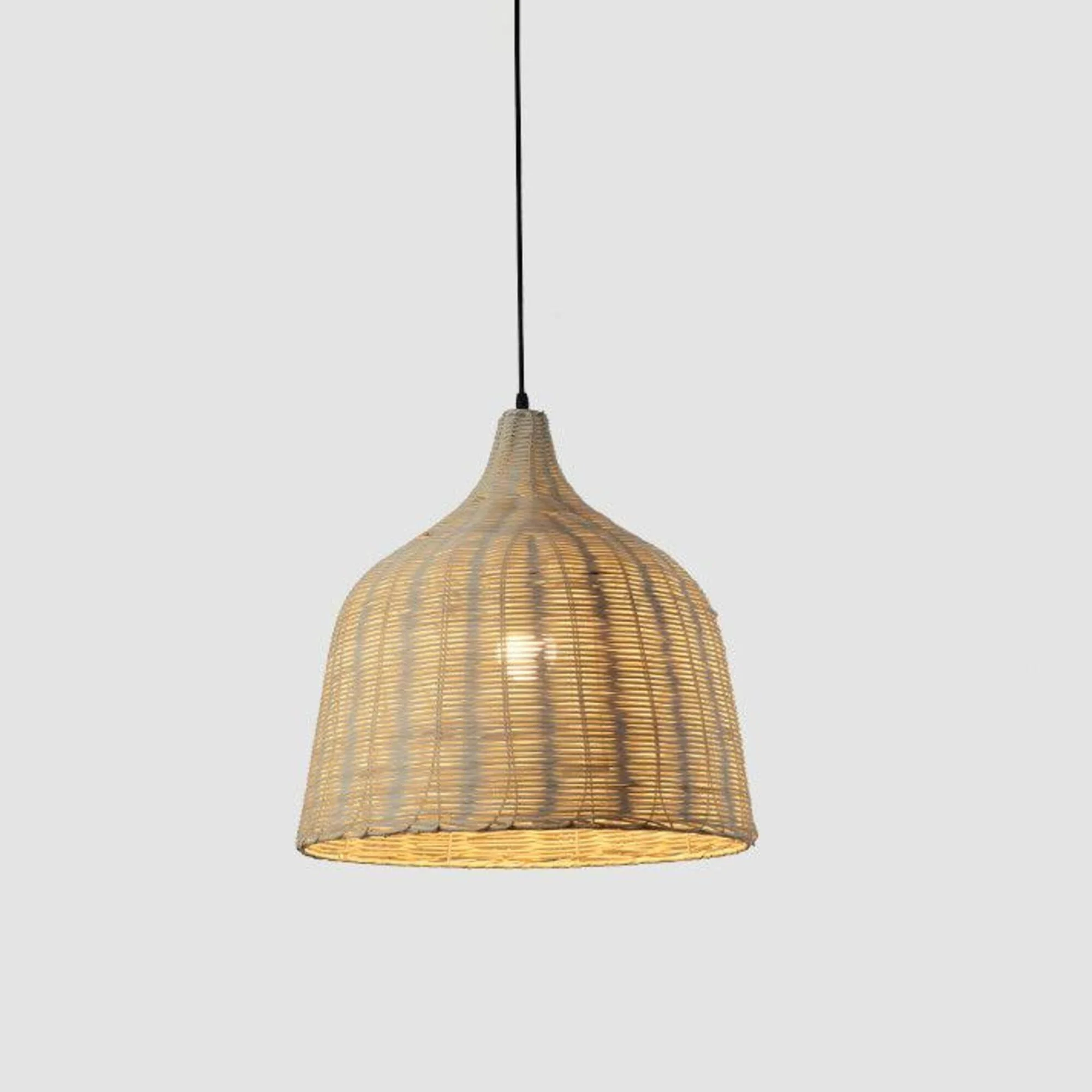 Rattan Bambus Deckenlampen Kueche Modern Esszimmer Beleuchtung Xluminia 9