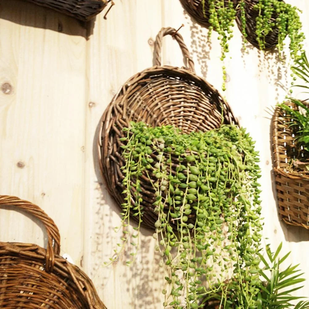 rattan-hanging-wall-planter-508100 Rattan Hanging Wall Planter 508100