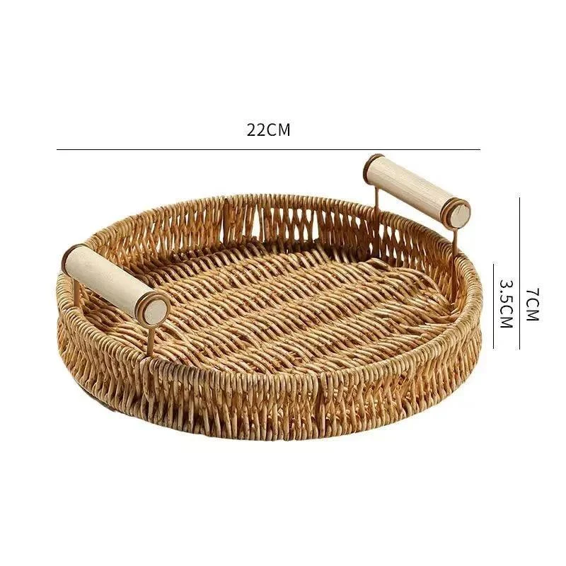 rattan-style-storage-tray-with-handle-276929 Rattan Style Storage Tray With Handle 276929