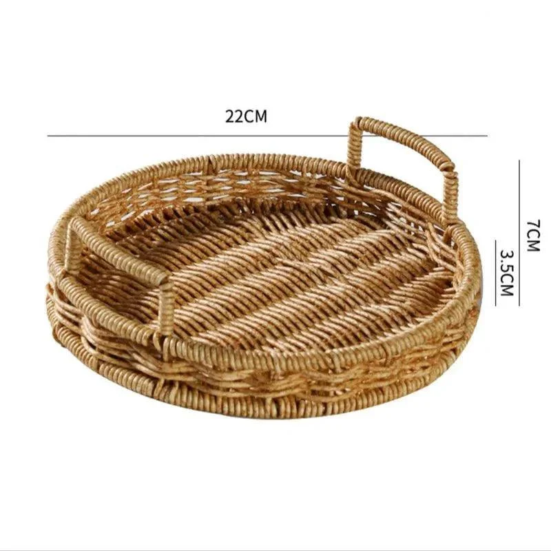 rattan-style-storage-tray-with-handle-865924 Rattan Style Storage Tray With Handle 865924