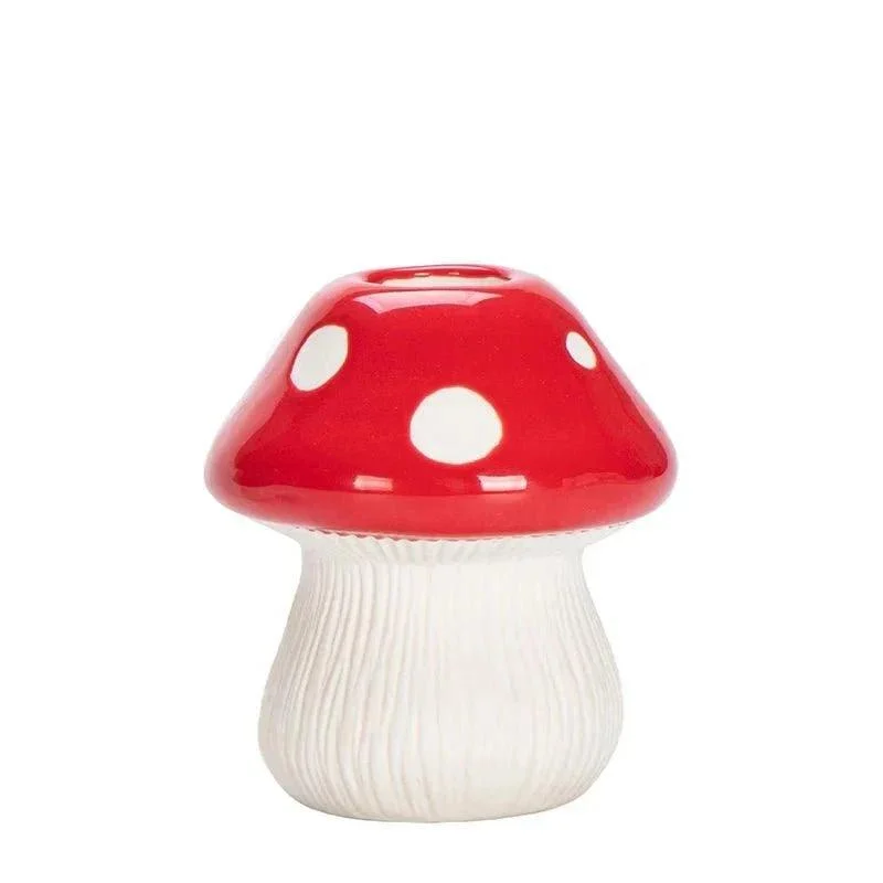 red-and-black-mushroom-shape-ceramic-vase-427870 Red And Black Mushroom Shape Ceramic Vase 427870