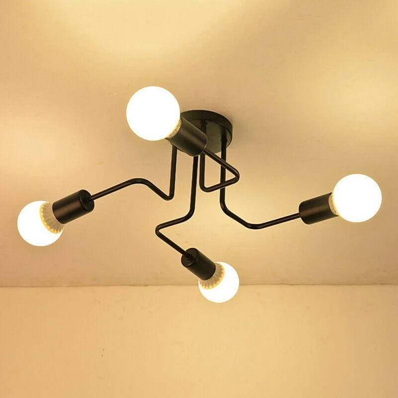 retro-23-12-to-47-14-wide-metal-wire-branching-pendant-ceiling-lights-169200 Retro 23 12 To 47 14 Wide Metal Wire Branching Pendant Ceiling Lights 169200