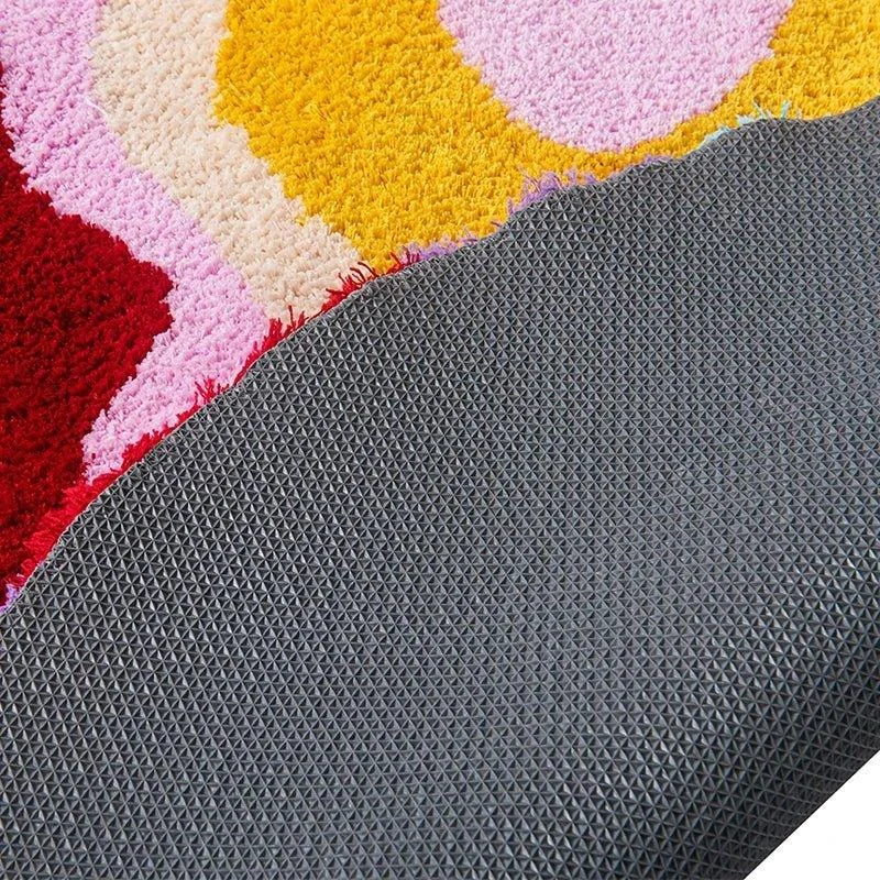 retro-design-psychedelic-tufted-rug-566638 Retro Design Psychedelic Tufted Rug 566638