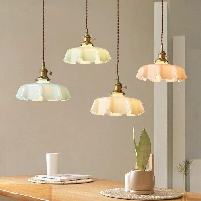 retro-glass-flower-cream-pendant-light-hl183_16 Retro Glass Flower Cream Pendant Light Hl183 16