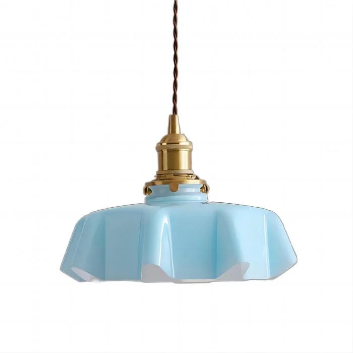 retro-glass-flower-cream-pendant-light-hl183_24 Retro Glass Flower Cream Pendant Light Hl183 24