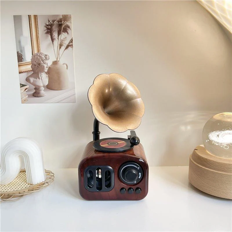 Retro Gramophone Music Box Patchandbagel 286547
