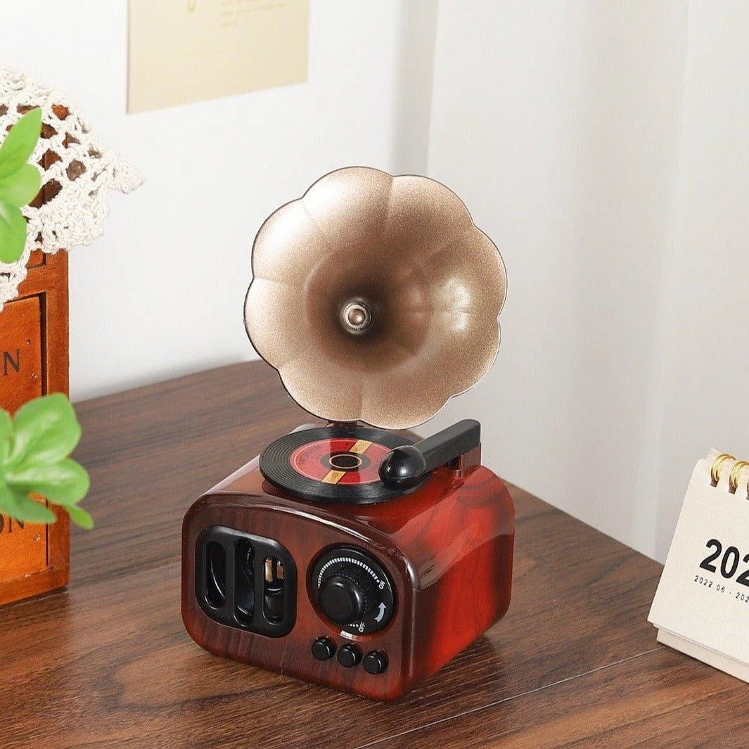 Retro Gramophone Music Box Patchandbagel 630366