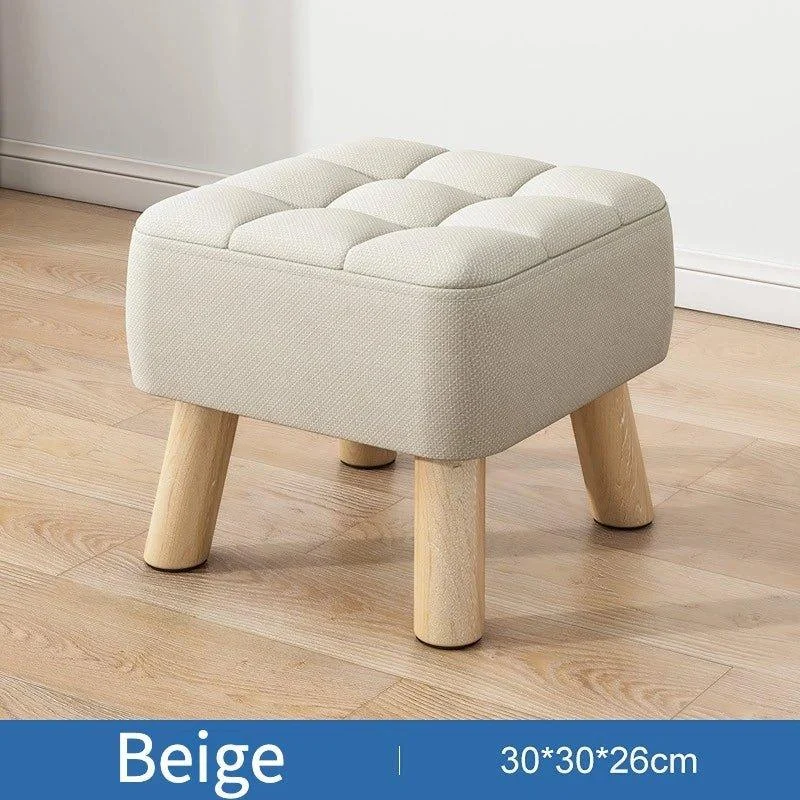 retro-pastel-coloured-padded-ottoman-stool-619210 Retro Pastel Coloured Padded Ottoman Stool 619210