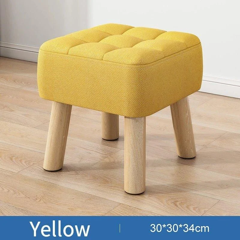 retro-pastel-coloured-padded-ottoman-stool-664702 Retro Pastel Coloured Padded Ottoman Stool 664702