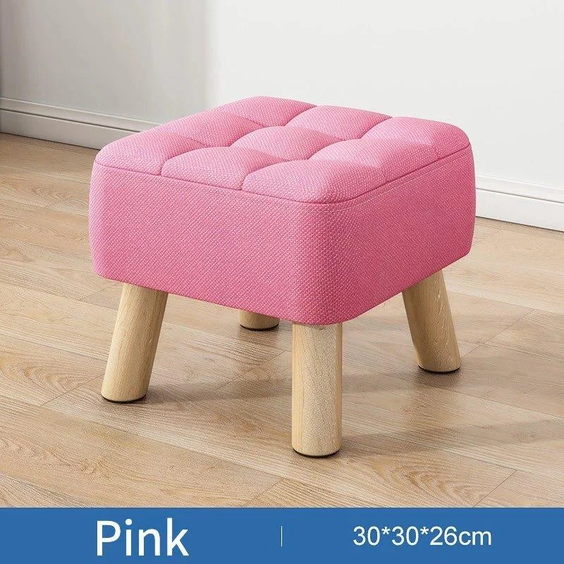 retro-pastel-coloured-padded-ottoman-stool-755626 Retro Pastel Coloured Padded Ottoman Stool 755626