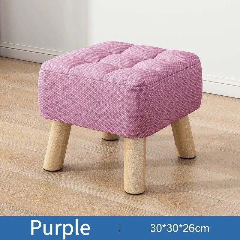 retro-pastel-coloured-padded-ottoman-stool-825912 Retro Pastel Coloured Padded Ottoman Stool 825912
