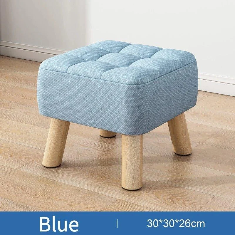 retro-pastel-coloured-padded-ottoman-stool-911424 Retro Pastel Coloured Padded Ottoman Stool 911424
