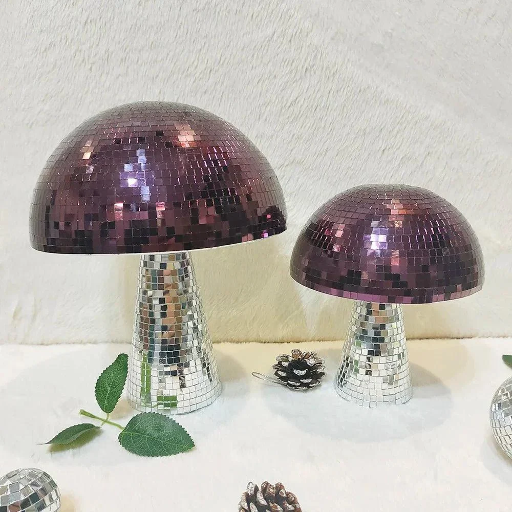 retro-purple-mushroom-disco-mirror-ball-602627 Retro Purple Mushroom Disco Mirror Ball 602627