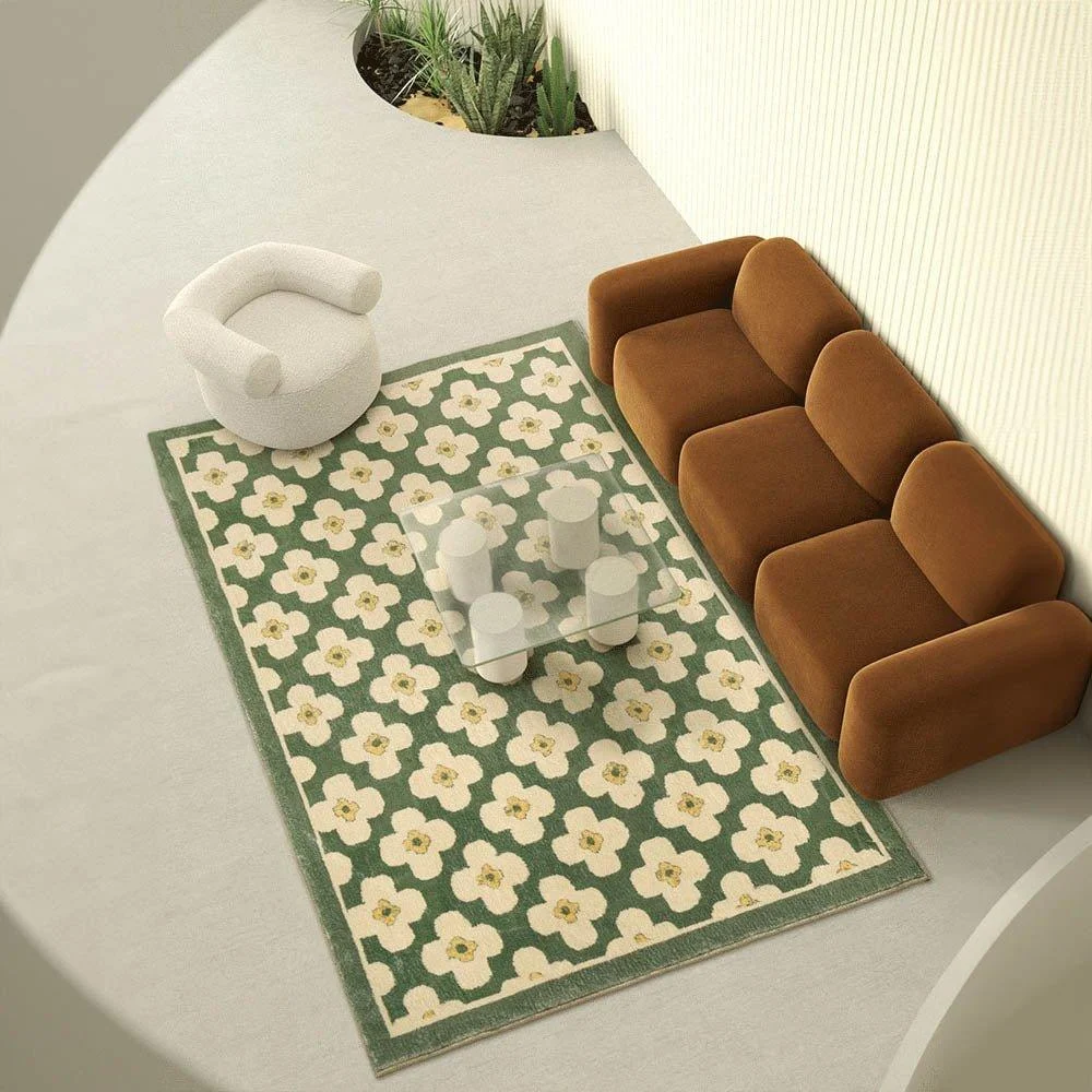 retro-style-classic-flower-pattern-rug-256877 Retro Style Classic Flower Pattern Rug 256877