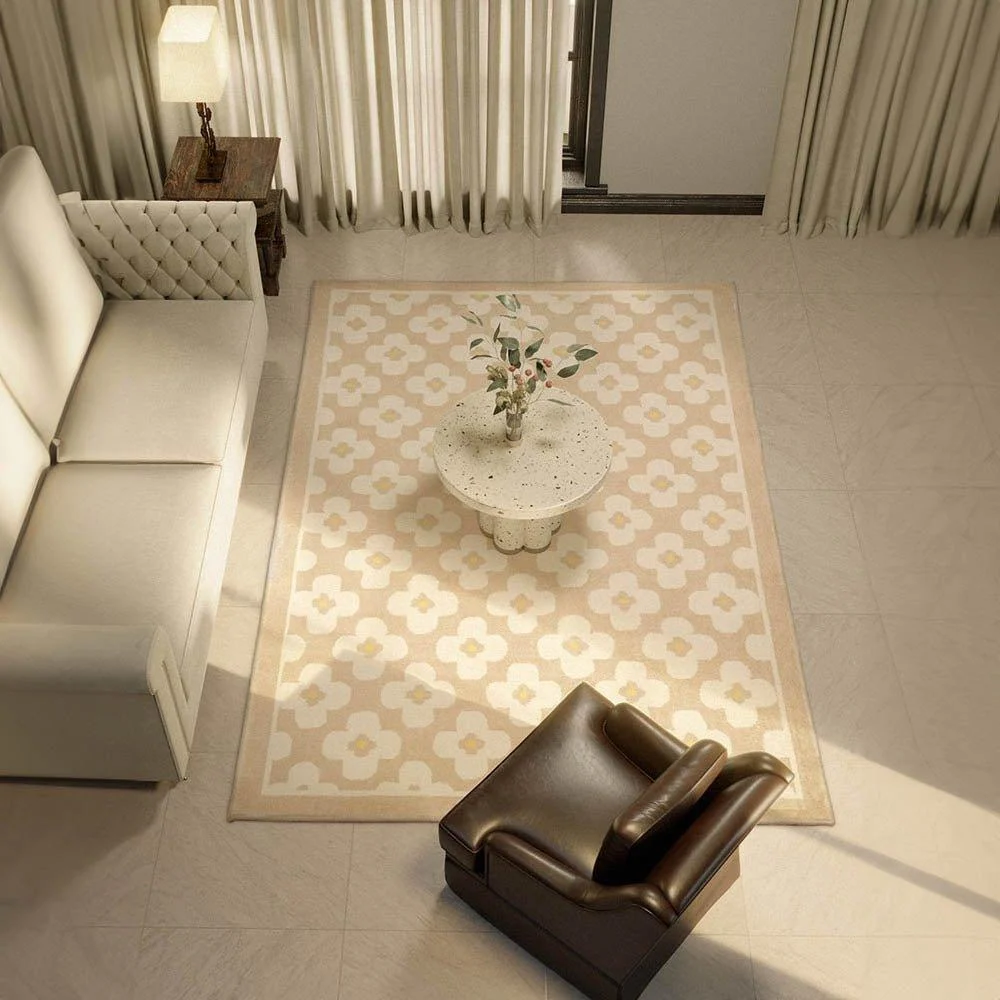 retro-style-classic-flower-pattern-rug-349364 Retro Style Classic Flower Pattern Rug 349364