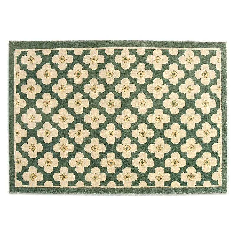 retro-style-classic-flower-pattern-rug-891054 Retro Style Classic Flower Pattern Rug 891054
