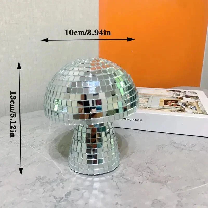 retro-style-glass-disco-mushroom-decoration-230603 Retro Style Glass Disco Mushroom Decoration 230603