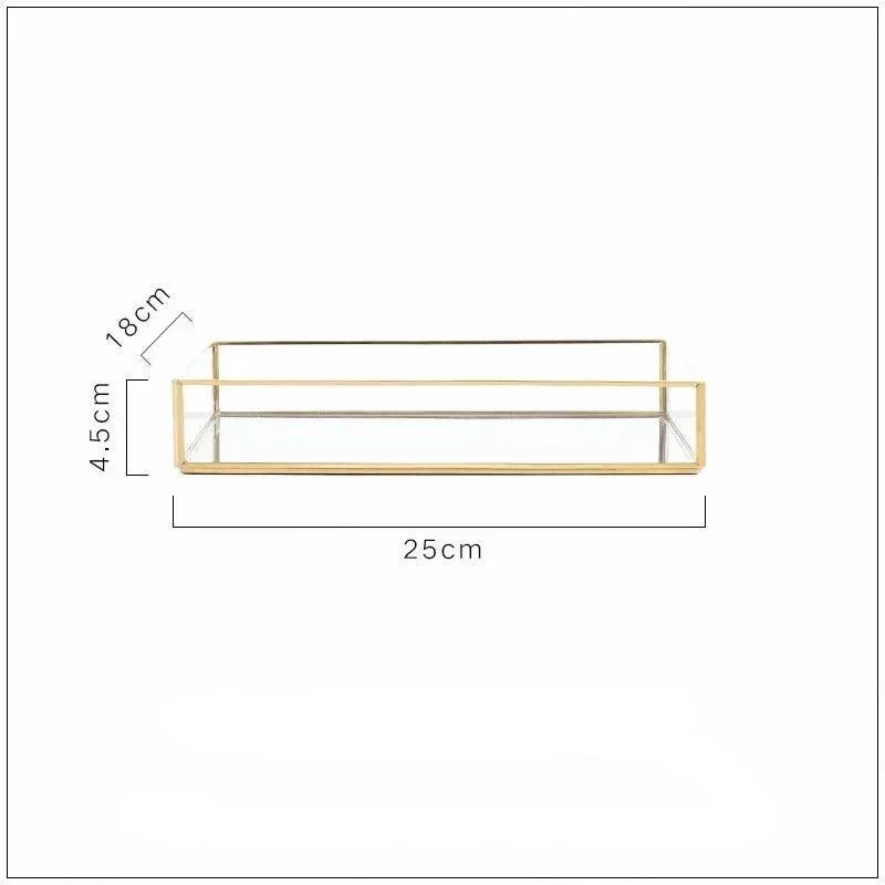 retro-style-gold-glass-jewellery-tray-579401 Retro Style Gold Glass Jewellery Tray 579401