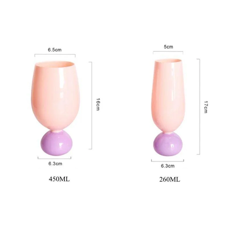 retro-style-pastel-coloured-tulip-goblet-289574 Retro Style Pastel Coloured Tulip Goblet 289574