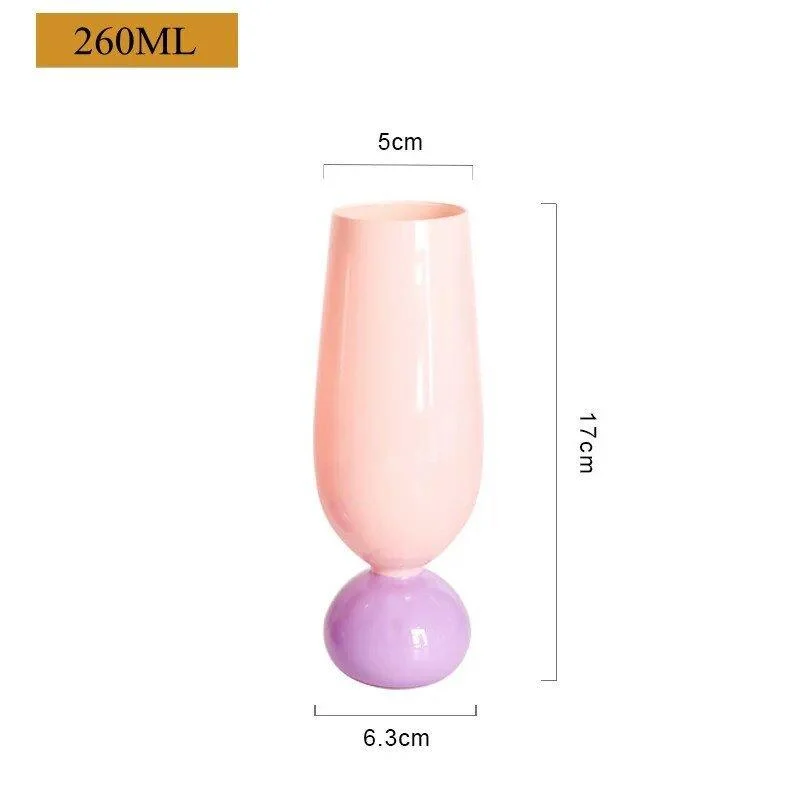 retro-style-pastel-coloured-tulip-goblet-440442 Retro Style Pastel Coloured Tulip Goblet 440442