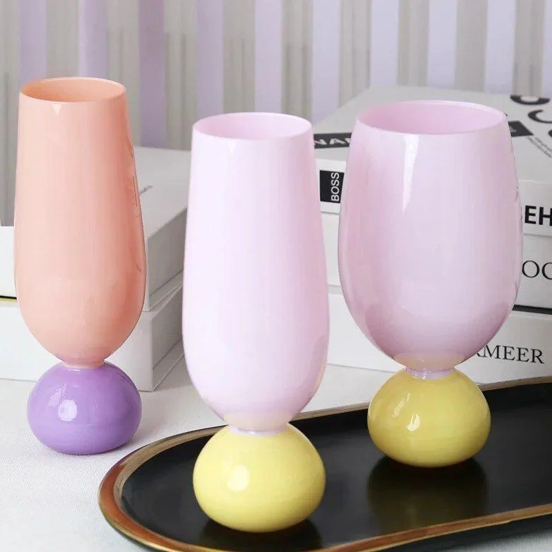 retro-style-pastel-coloured-tulip-goblet-569786 Retro Style Pastel Coloured Tulip Goblet 569786