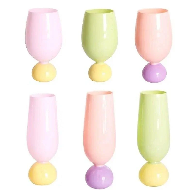 retro-style-pastel-coloured-tulip-goblet-608908 Retro Style Pastel Coloured Tulip Goblet 608908