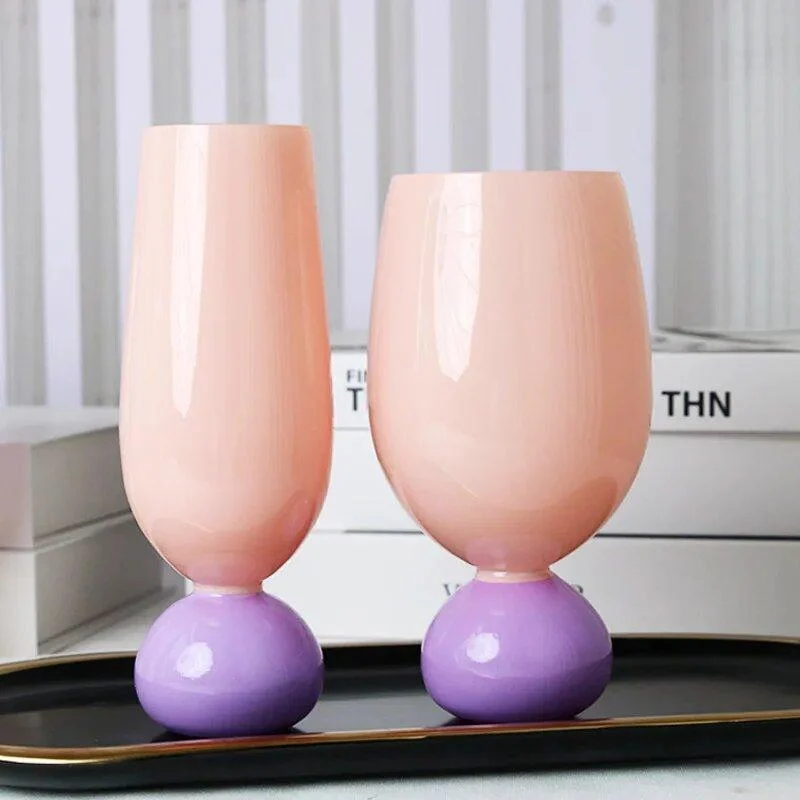 retro-style-pastel-coloured-tulip-goblet-752684 Retro Style Pastel Coloured Tulip Goblet 752684