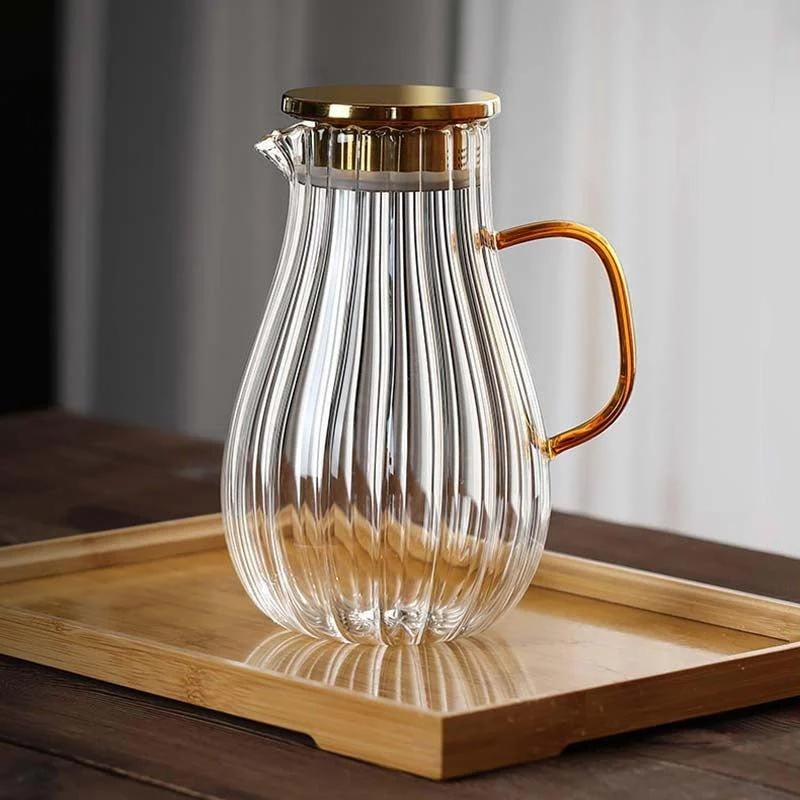 ridged-heatproof-glass-jug-and-cupsdrinkswareliving-simply-house-792615 Ridged Heatproof Glass Jug And Cupsdrinkswareliving Simply House 792615