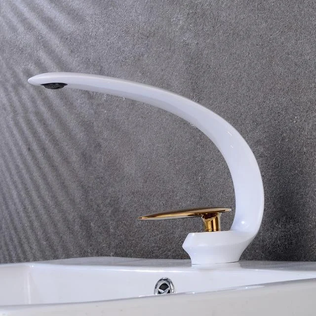Rose Gold Minimalistic Sink Faucet 986661